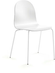 Krzesło GANDER, 4 nogi, siedzisko 450 mm, lakierowany,