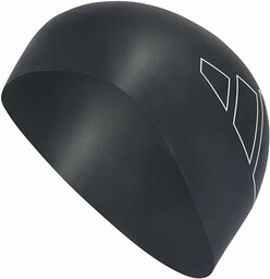 Adidas Unisex adidas Logo czepek pływacki, czarny/biały, jeden