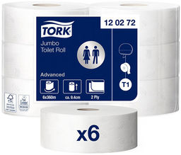Papier toaletowy Jumbo Tork Advanced 6 rolek 2