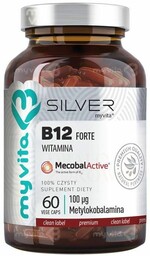 Witamina B12 Forte 100mcg, MyVita SILVER PURE, 60