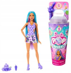 Mattel Lalka Barbie Pop Reveal Owocowy sok, fioletowa