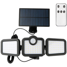 Naświetlacz LED SOLARNY 8W biały zimny z czujnikiem