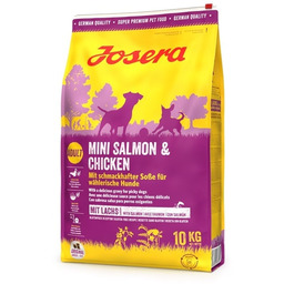 JOSERA Mini Salmon&Chicken ze smakowitym sosem dla małych