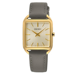 Zegarek SEIKO SWR090P1. Kwarcowy, Kolor złoty. Kobieta.