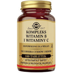 Kompleks witamin B i witaminy C suplement diety