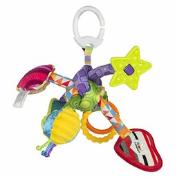 LAMAZE L27128 Tug and Play Knot Baby Toy