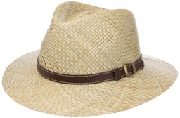 Carsell Traveller Straw Hat by Lipodo, naturalny, cm