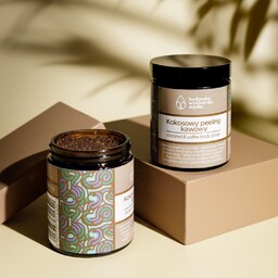 Bydgoska Wytwórnia Mydła, Kokosowy peeling kawowy - czarne