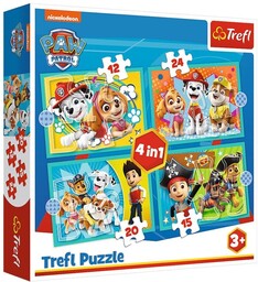 Trefl PUZZLE 4W1 PSI PATROL TREFL