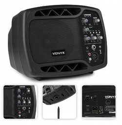 Zestaw Nagłośnieniowy Monitor 80W Pa Bt Usb Vonyx