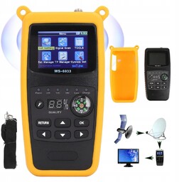 Detektor satelitarny WS-6933 z funkcją Nit, kabel Usb,