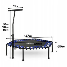 Trampolina Fitness Z Uchwytem Neosport 100kg
