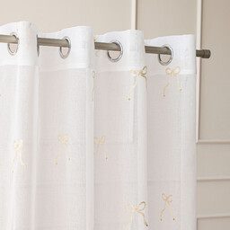 Markizeta Firana gotowa na etaminie haftowana na srebrnych