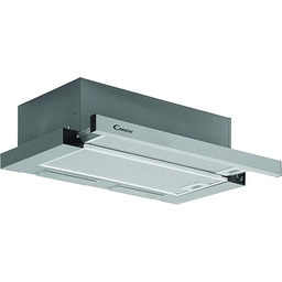 Candy Okap Teleskopowy, Srebrny, 60 cm, 67.5W 230V