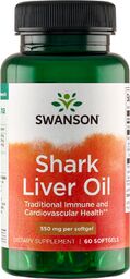 Swanson Shark Liver Oil, olej z wątroby rekina,