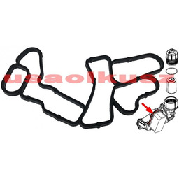 Uszczelka chłodnicy obudowy filtra oleju Jeep Grand Cherokee