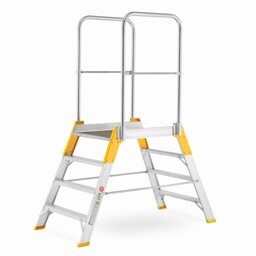 Drabina magazynowa ALOSS z wejściem dwustronnym, schodki, schody