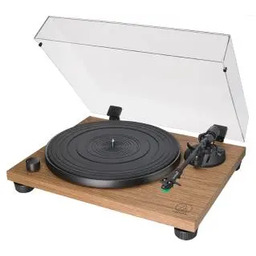 Audio-Technica AT-LPW40WN Manualny Napęd paskowy Przedwzmacniacz Orzech Gramofon