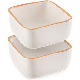 Miseczki do zapiekania ceramiczne białe 90 ml 2