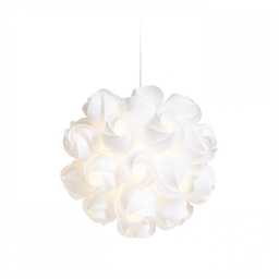 COCO lampa wisząca białe PCV 230V E27 28W