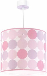 Dalber Lampa dziecięca lampa wisząca Colors Różowe kropki