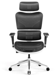 Diablo Chairs Fotel gamingowy DIABLO V-COMMANDER fotel biało-czarny