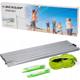 Siatka do siatkówki tenisa badmintona sportowa Dunlop 609x220