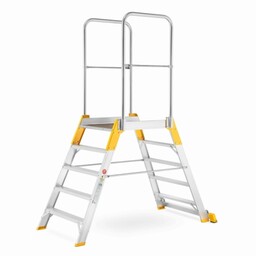 Drabina magazynowa ALOSS z wejściem dwustronnym, schodki, schody