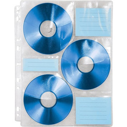 Hama Etui na płyty CD/DVD-/Blu-ray z 60 kartami