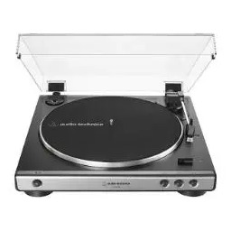 Audio-Technica AT-LP60XUSB Automatyczny Napęd paskowy Przedwzmacniacz Czarno-srebrny Gramofon