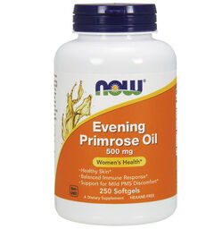 Now Foods Evening Primrose Oil 500 mg, olej