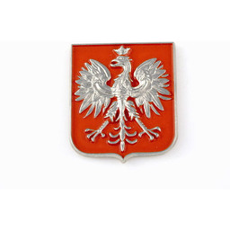 Godło Polski srebrne - magnes