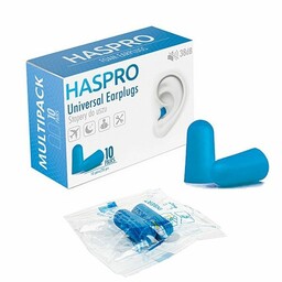 Haspro Universal Earplugs Stopery do uszu 10 par