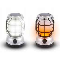 LAMPA KEMPINGOWA LED SOLARNA USB PŁOMIEŃ/LATARNIA