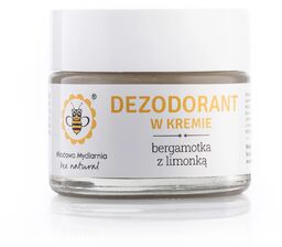 Dezodorant kremowy Bergamotka z Limonką Miodowa Mydlarnia łagodzi