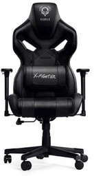 Diablo Chairs Fotel gamingowy DIABLO X-FIGHTER fotel czarno-czarny