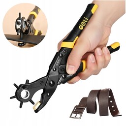 Dziurkacz do skóry 9" pro Deli Tools wielofunkcyjne
