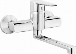 DEANTE Bateria kuchenna ścienna ECO-głowica CORIO chrom BFCE080M