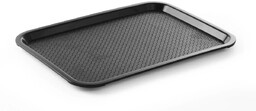 TACA FAST FOOD 305x415 mm CZARNA Z POLIPROPYLENU