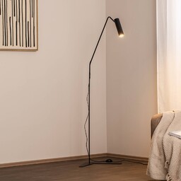 Lampa stojąca Eye Super Nowodvorski Lighting, czarny, salon