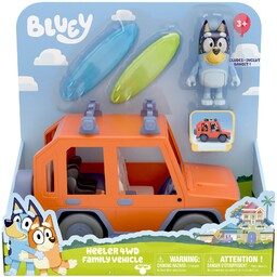 Zestaw 13018 Bluey Rodzinne Auto Pomarańczowy samochód