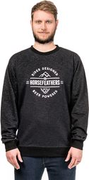 bluza męska HORSEFEATHERS HALLER SWEATSHIRT (black ash)