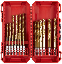 Zestaw wierteł do metalu 19 szt. 2-10mm Milwaukee