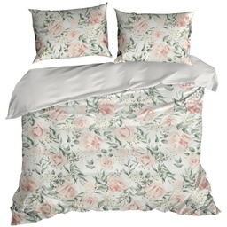 Pościel 220 x 200 3cz Satyna Bawełniana Spring