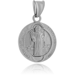 Srebrny medalik Święty Benedykt pr. 925