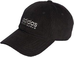 adidas Uniseks Corduroy Low Dad Cap, black/grey two,