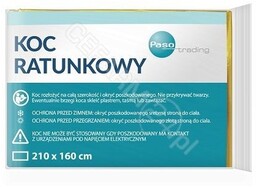 Koc ratunkowy 160 x 210 cm, 1 sztuka