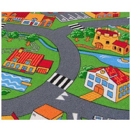 Dywan dziecięcy Uliczki Wieś Wioska Drogi Rondo Ulice