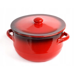 De Silva Elios Rosso Garnek gliniany ceramiczny 21cm