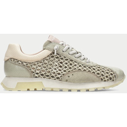 Hiszpańskie sneakersy premium - HISPANITAS RHV264741 PISTACJOWE
